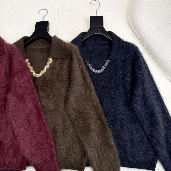 Chanel Pull en laine col V 2025 318835