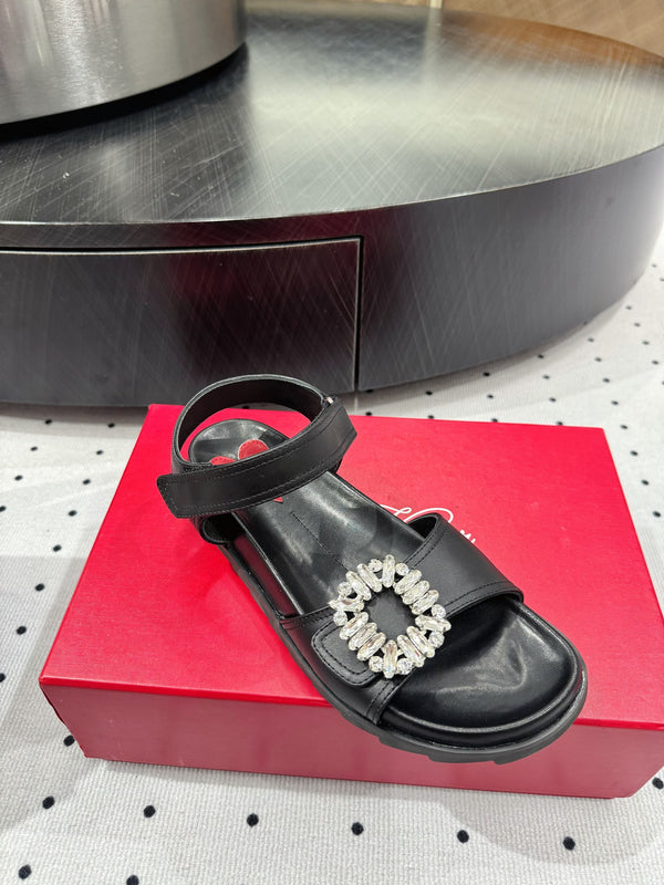 Viv 25 PlatForm Sandals Black Sheepskin 295960