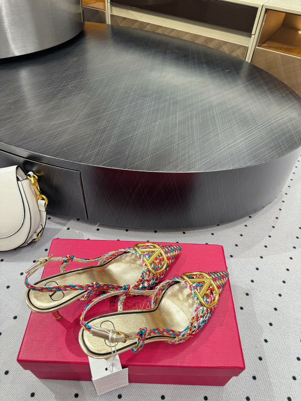 VT 25 Weaving Slingback Mutilcolor Sheepskin 326700