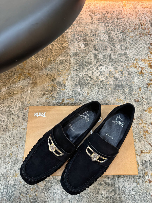 CL Mocallista Loafers Black Suede 637428