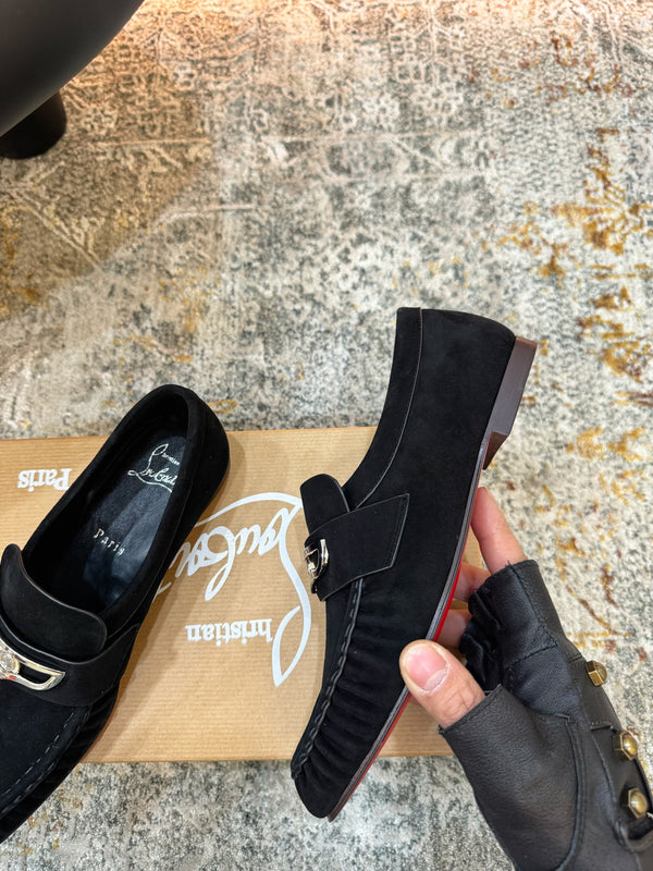 CL Mocallista Loafers Black Suede 637428