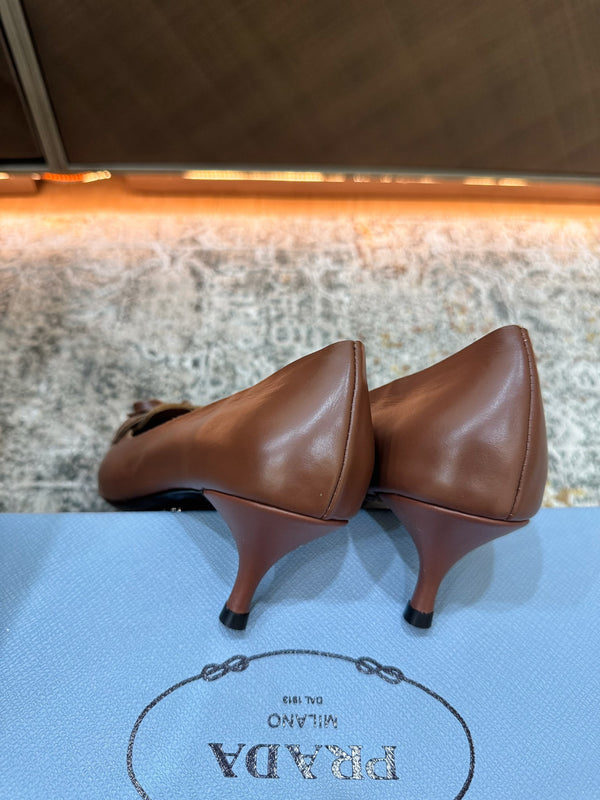 Pra 26s Pump 6cm Brown Cowhide 804088