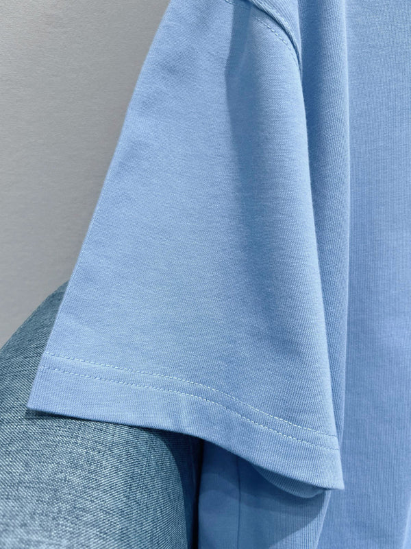 CD 25 T-shirt Blue Cotton