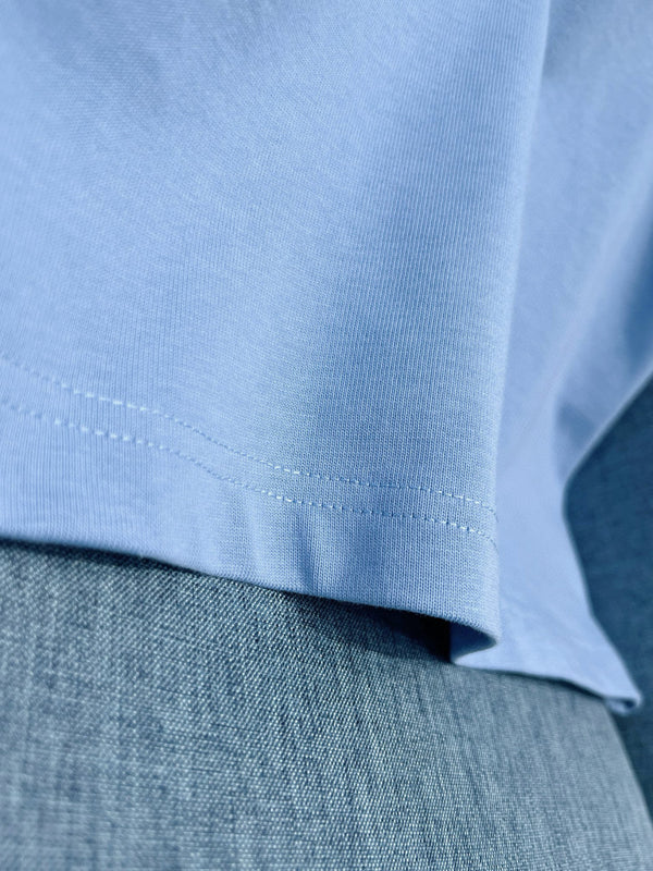 CD 25 T-shirt Blue Cotton