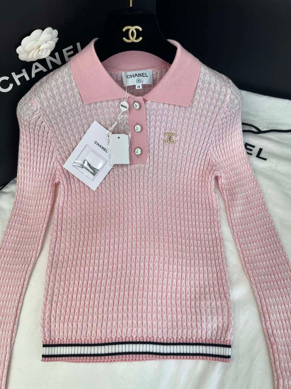 CC 25 Polo Col Laine Tencel Nylon