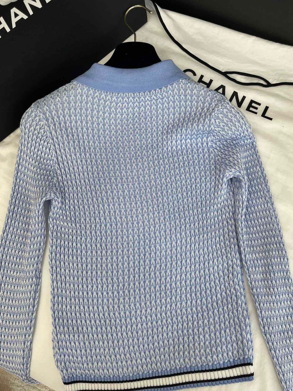 CC 25 Polo Col Laine Tencel Nylon