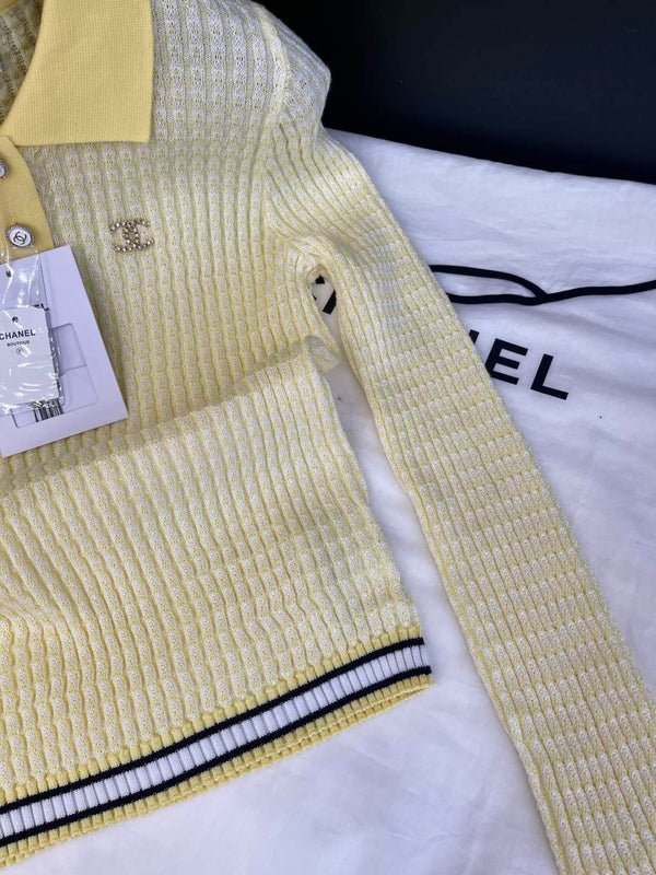 CC 25 Polo Col Laine Tencel Nylon