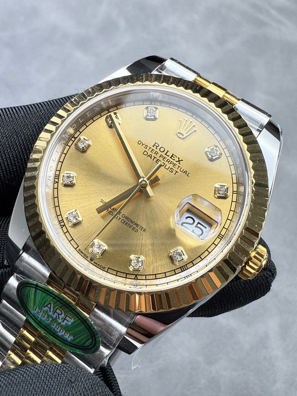 Rolex Datejust 41mm Silver Gold
