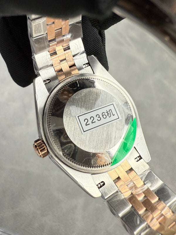 ROLEX Datejust 31mm Silver Pink Gold