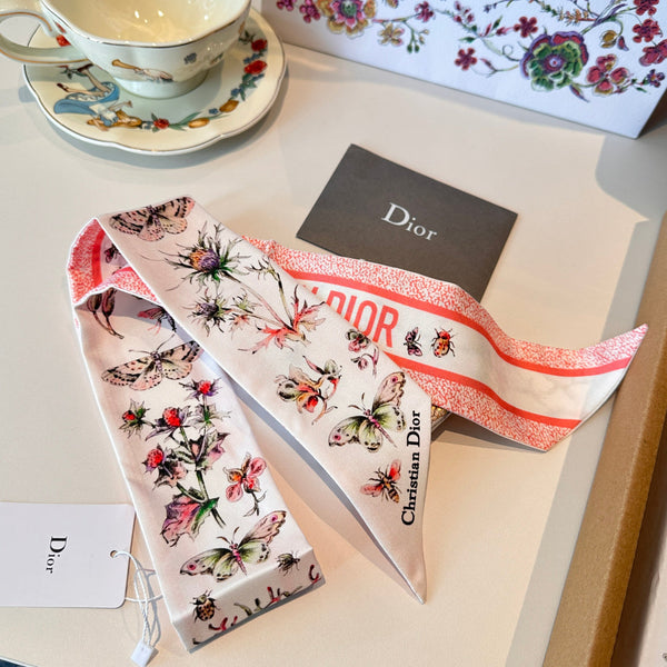CD 26s Scarf 100cm In Silk 305866