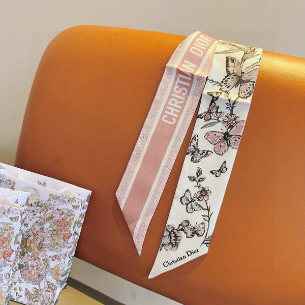 CD 26s Scarf 105cm In Silk 314824