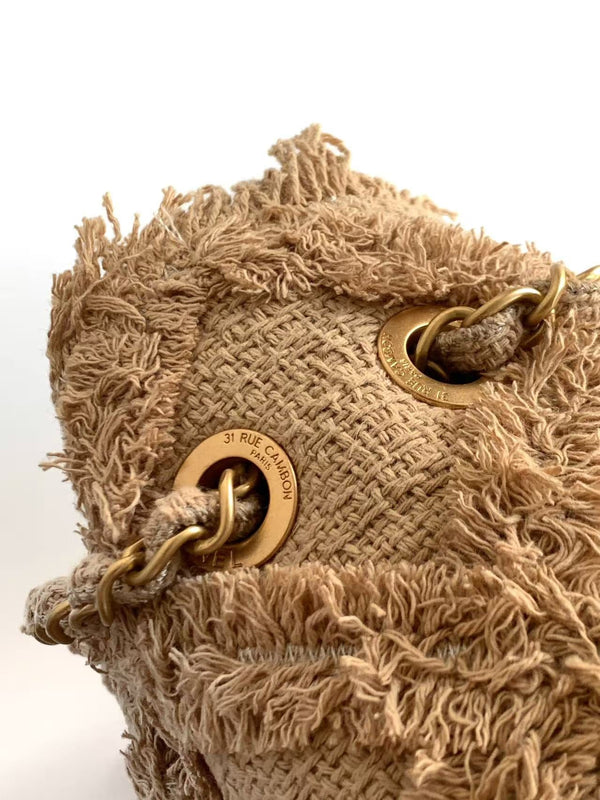 CC 2025 Crochet 38cm Beige Tweed Fabric 298113