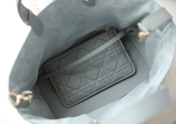 CD Toujours Bag 28.5 Light Blue Calfskin