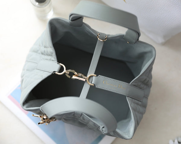 CD Toujours Bag 28.5 Light Blue Calfskin