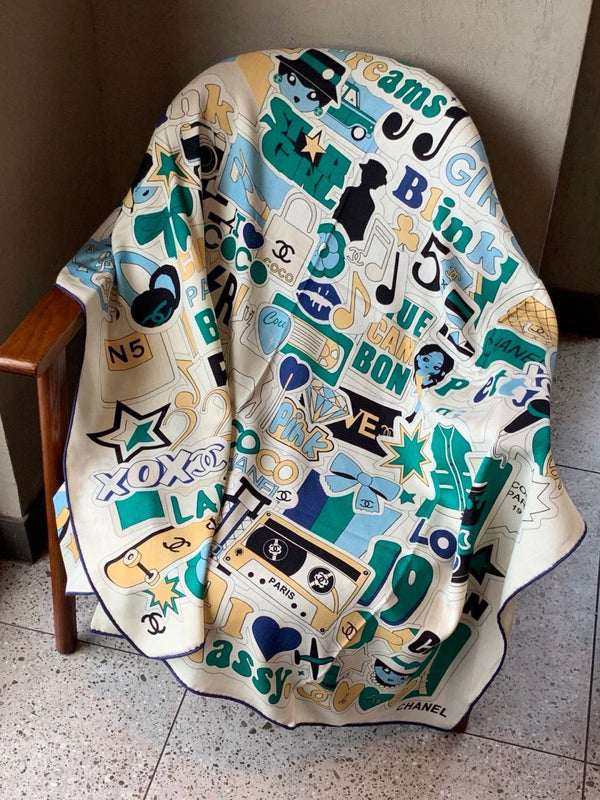 CC 26s Scarf 140 In Silk Cashmere 309868