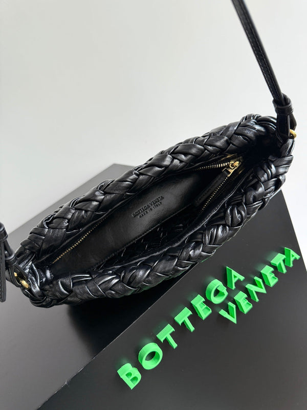 BV Kalimero chacha Bag 28.5cm Black Leather