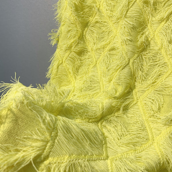 CC SS26 Haut en mousseline orné de plumes Mousseline fluo 350965