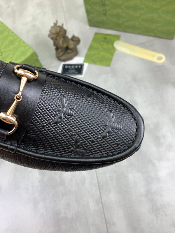 GG Men's Loafer Black Calfskin 737259