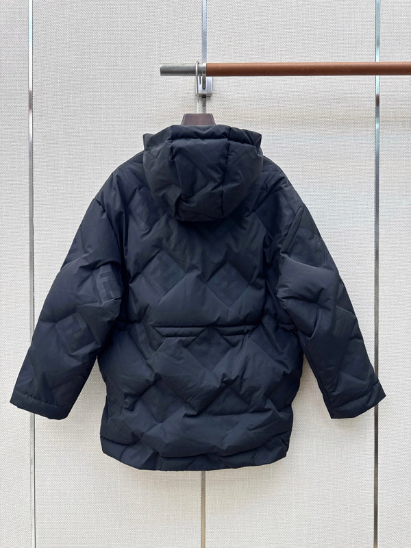 FF 26s Quilted Hooded Puffer Jacket Polyester 429131