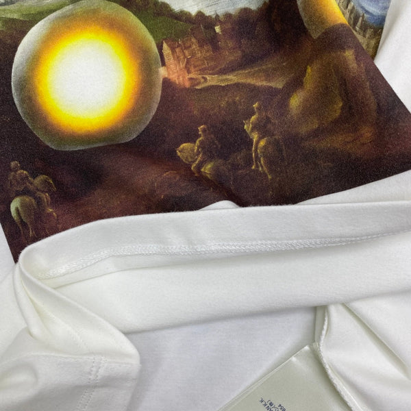 LV Round Neck T-shirt White Cotton