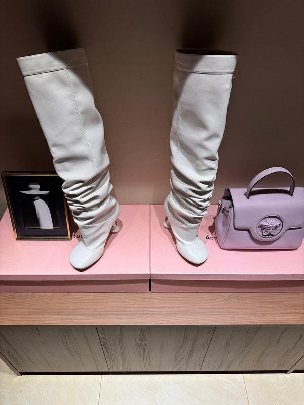 Loewe Toy Over Boots White Leather 524993