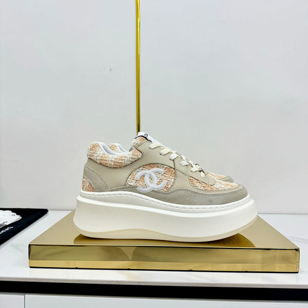 CC 25 Platform Sneaker Orange Nude Cowhide 312951