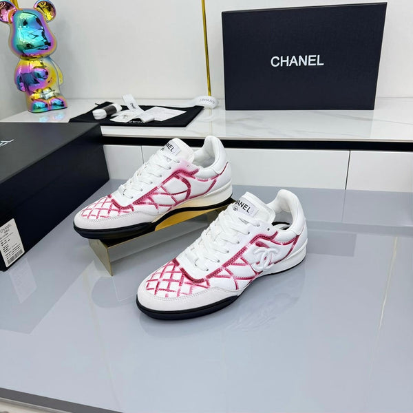 CC 25 Trainers White & Pink Cowhide 413834