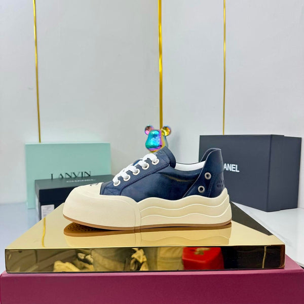 CC 25C Sneakers 50mm Black White Sheepskin Mesh 413845