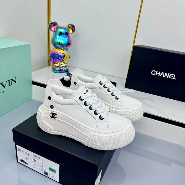 CC 25C Panda Sneakers White Sheepskin Mesh 413848