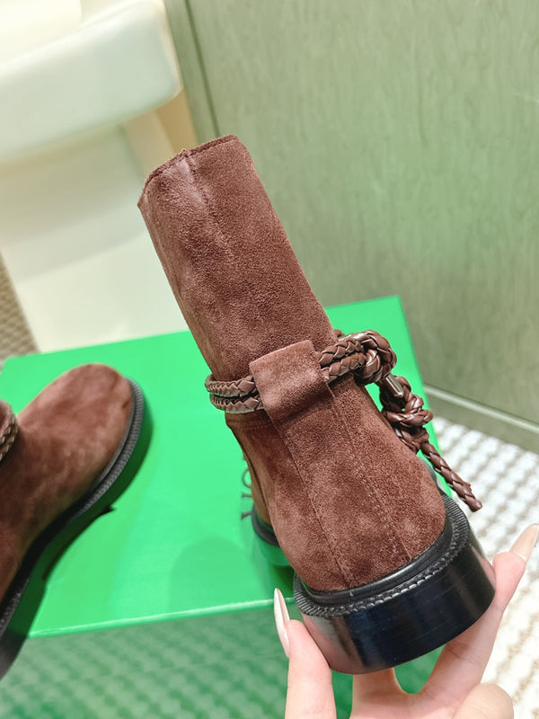 BV James Ankle Boot Brown Suede 548536