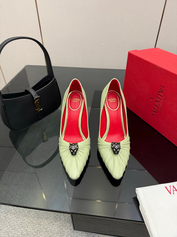 VT Panthea Pumps 105Mm Light Green Goatskin 630183
