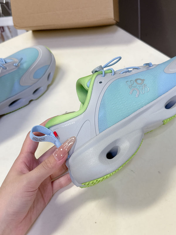 Loewe x On Cloudsolo Sneakers Light Blue Green Polyester and Mesh 536841