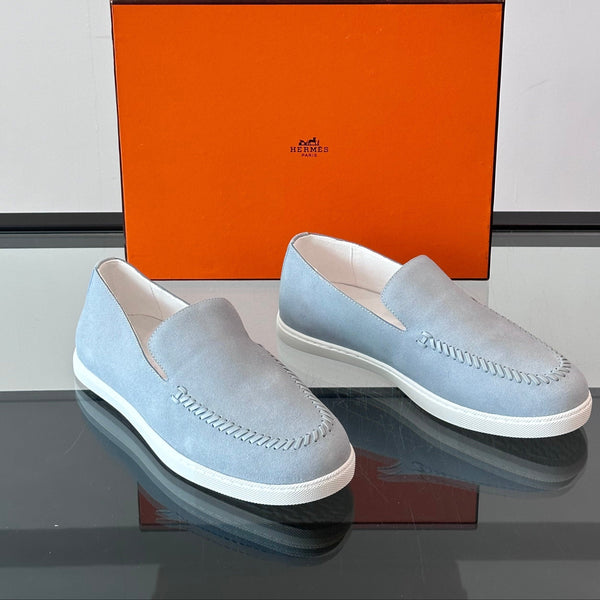 HM Men's Kiddy Slip-on Light Grey Suede 718282