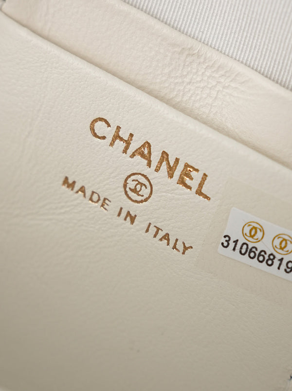 CC 𝑨𝑷𝟑𝟕𝟓𝟑 Mini Backpack White Caviar