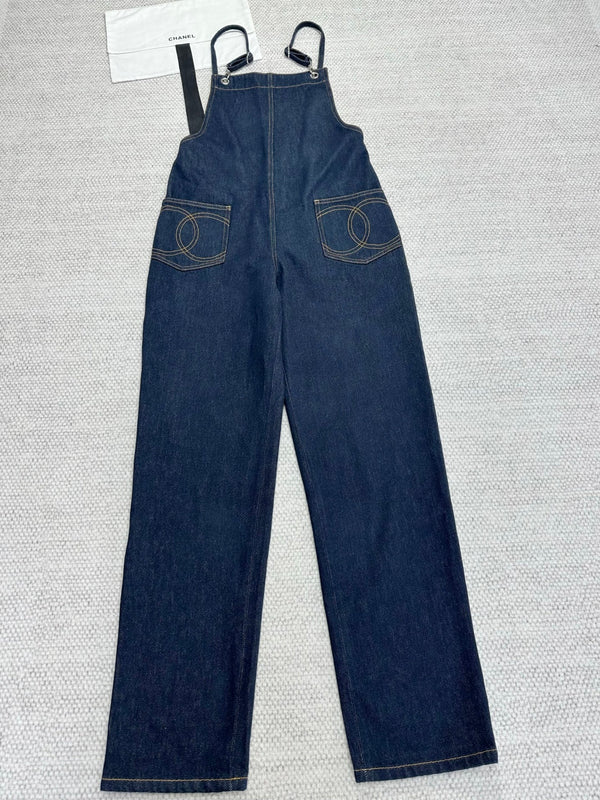CC 25 Overalls Blue Denim Cotton