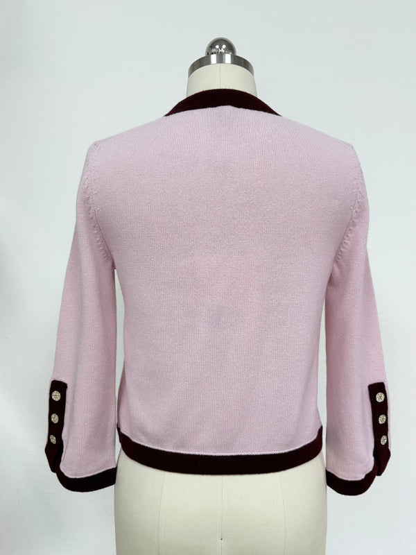 CC 25 Cardigan Cachemire Rose