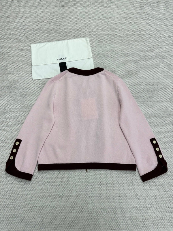 CC 25 Cardigan Cachemire Rose