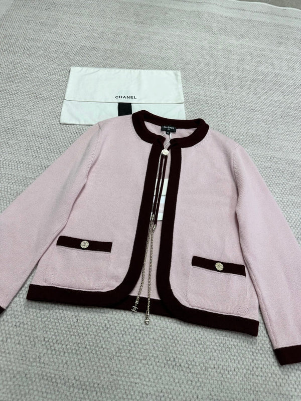 CC 25 Cardigan Cachemire Rose