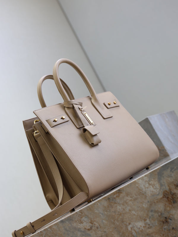 Sac De Jour Nano 32cm Beige Cowhide GHW