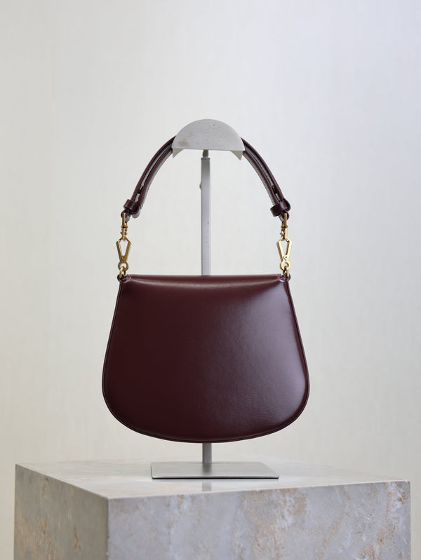 Mini Voltaire 21cm Burgundy Calfskin GHW