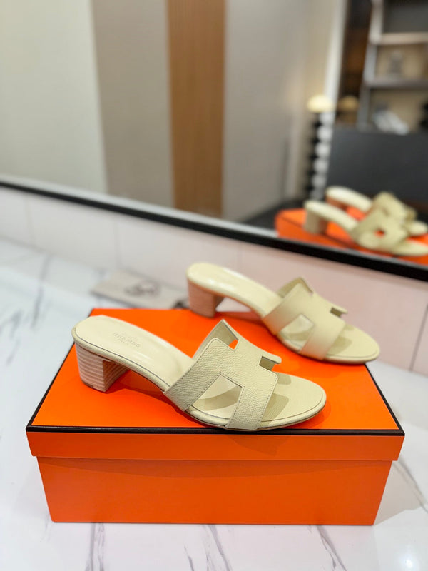 HM Oasis Sandals Pale Yellow Cowhide 294840