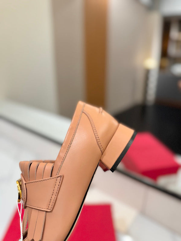 Mocassino VT 2025 Signature in pelle di vitello color melone 295073