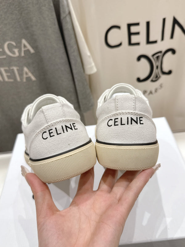 CELINE 25C Sneaker White Canvas 236758