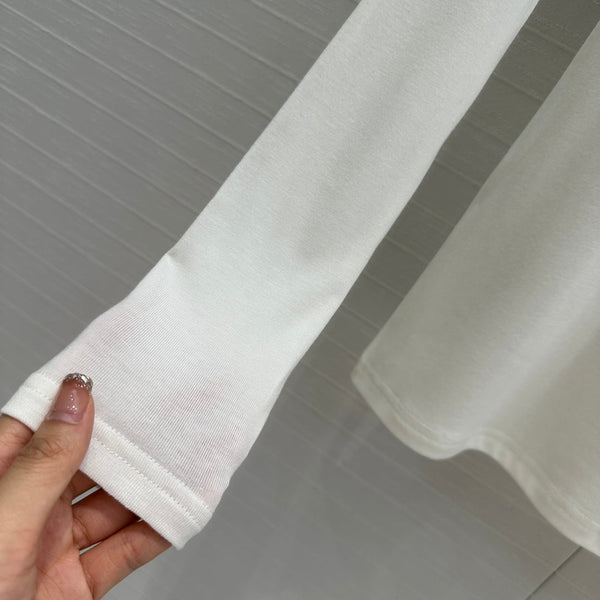 Loewe Long-sleeve T-shirt White Lyocell