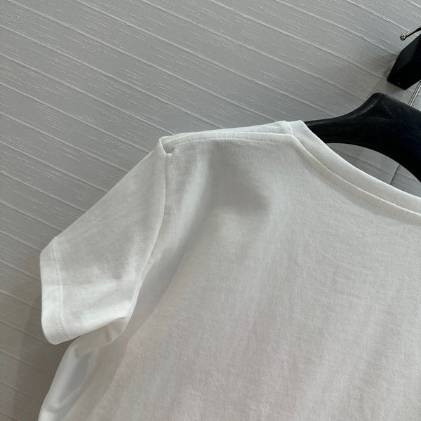 CD 25 Miss Dior T-shirt White Pink Cotton