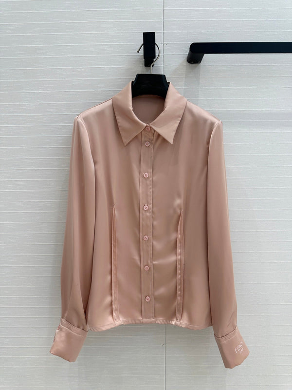 Fendi Shirt Pink Polyester