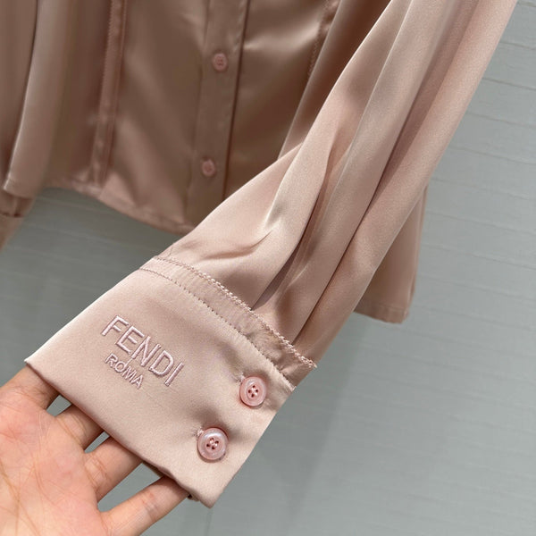 Fendi Shirt Pink Polyester