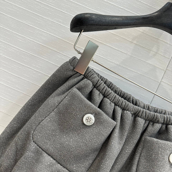 CC 25 Short Gray Cotton