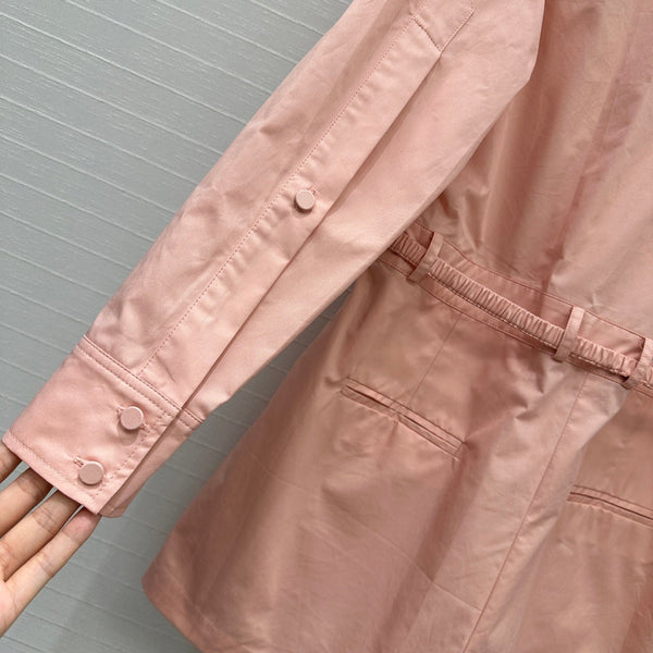 Gucci 25 Shirt Jumpsuit Pink Cotton