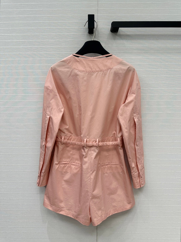 Gucci 25 Shirt Jumpsuit Pink Cotton